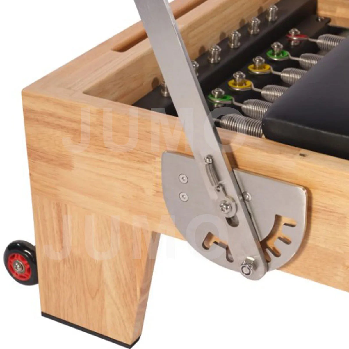 Commercial Oak Wood Pilates Reformer Tower Half Trapeze System