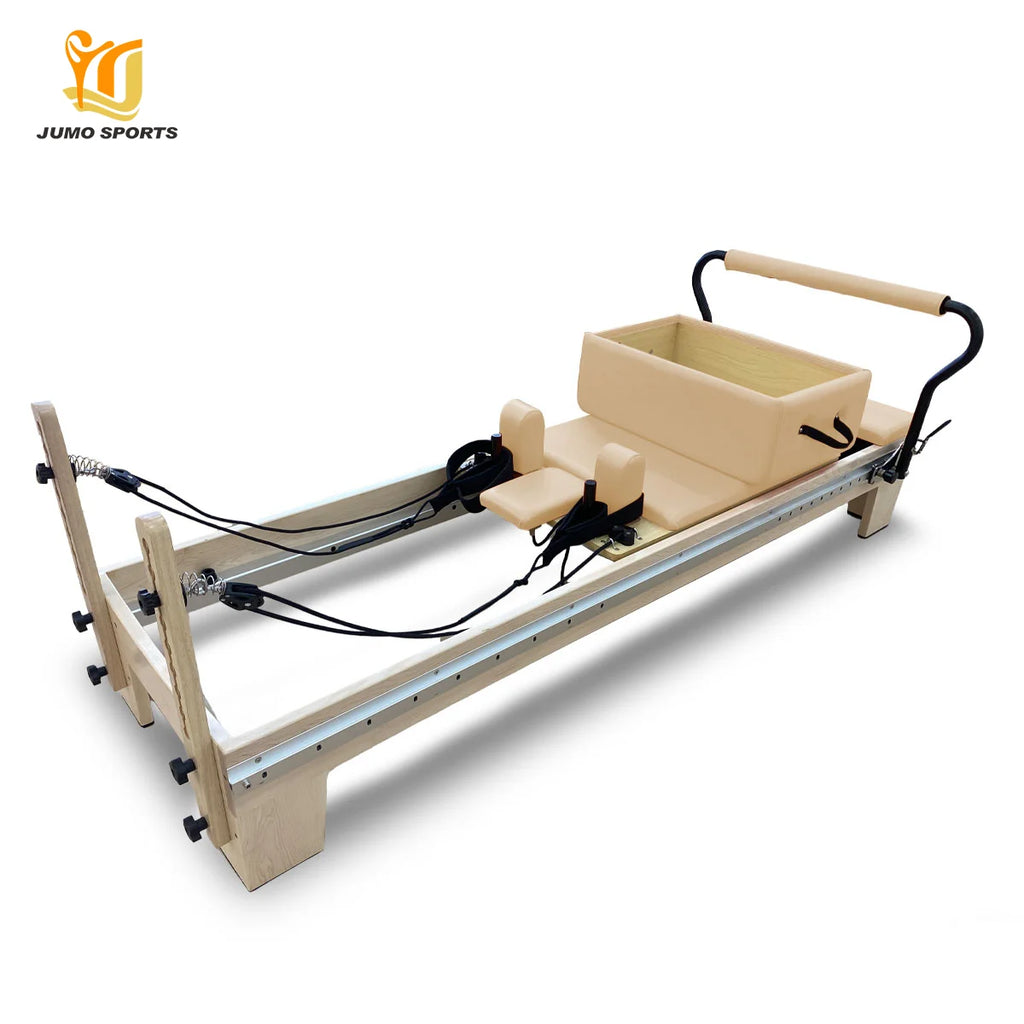 Pilates Reformer Machine Maple Wood Commercial Studio Fitness Equipment