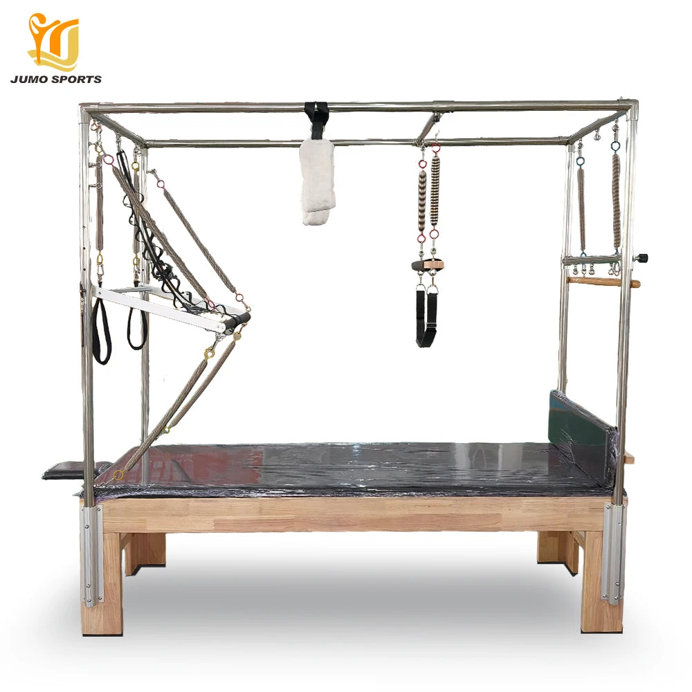 Oak Wood Pilates Reformer Cadillac 2440 x 770 x 2100 cm