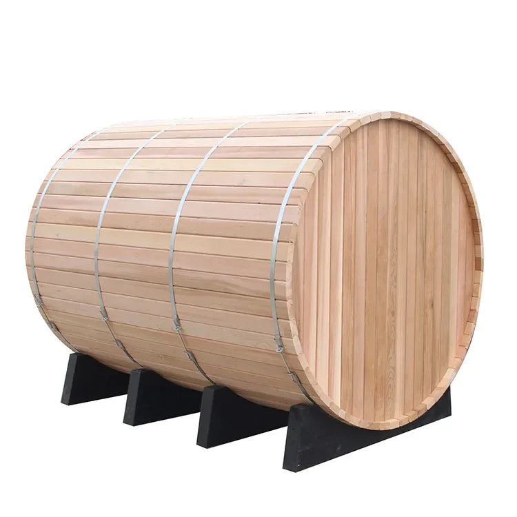 Red Cedar Barrel Sauna 1800mm Alfresco Outdoor Living Australia