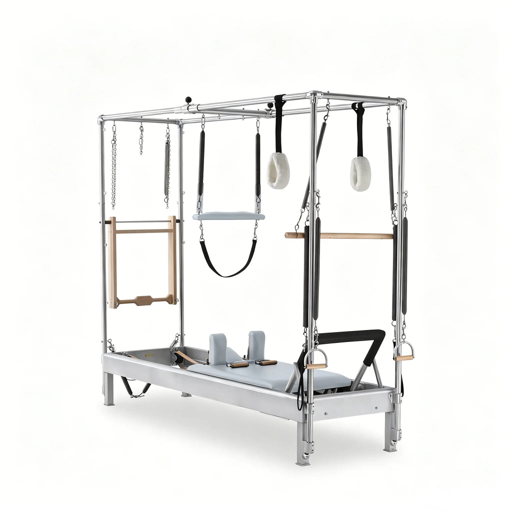 Classic Aluminum Pilates Cadillac Reformer Adjustable Studio Equipment