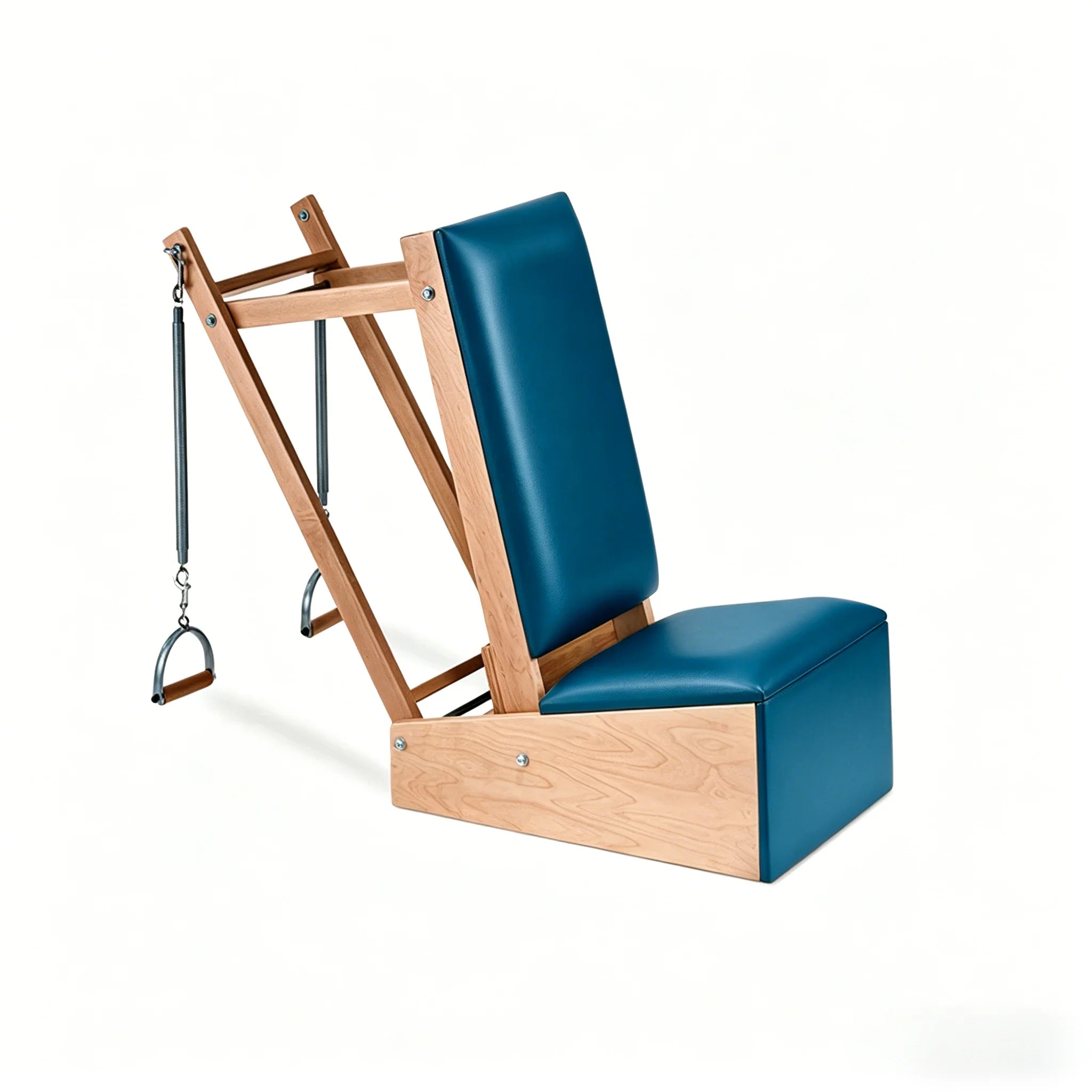 Wunda Pilates Arm Chair Maple Wood Adjustable Studio Equipment