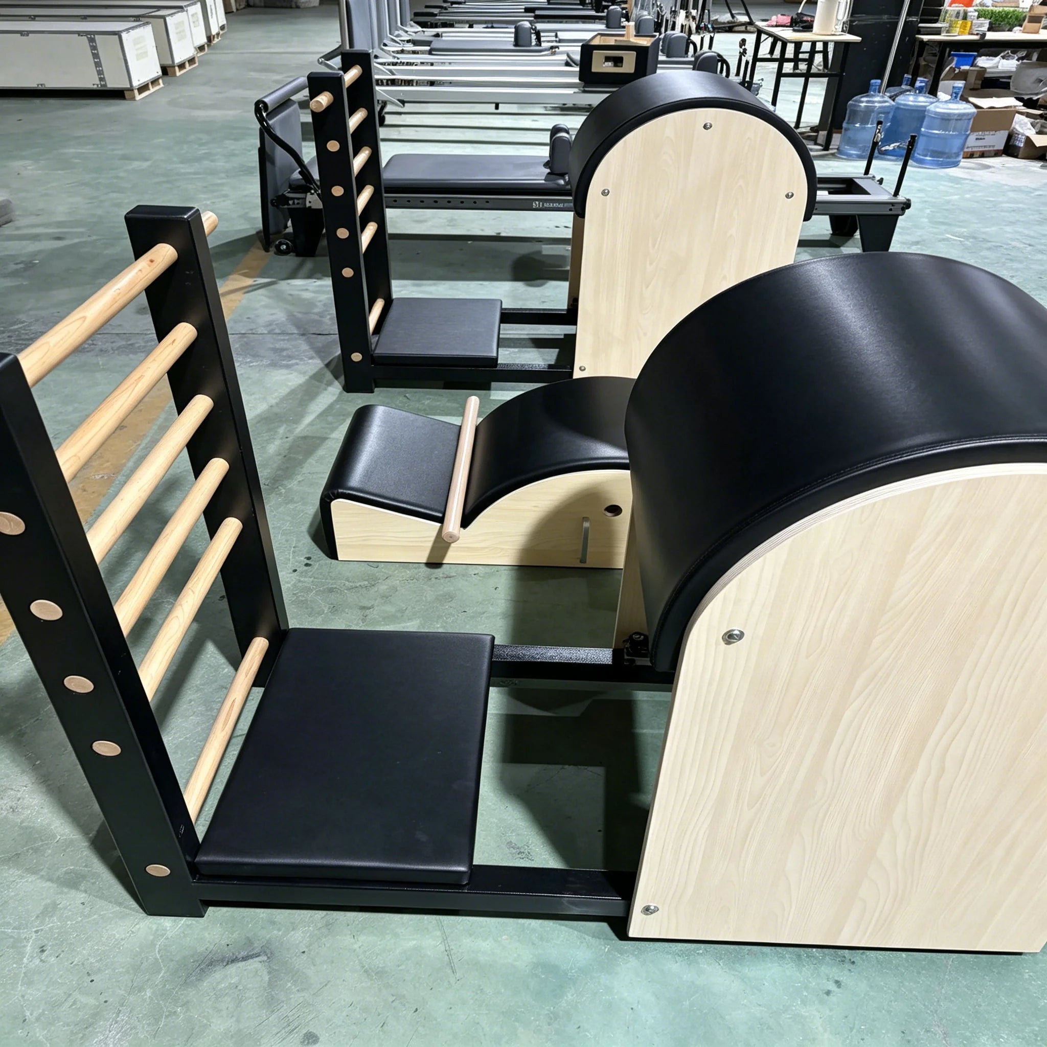 Professional Maple Wood Pilates Ladder Barrel Adjustable Studio Equipment