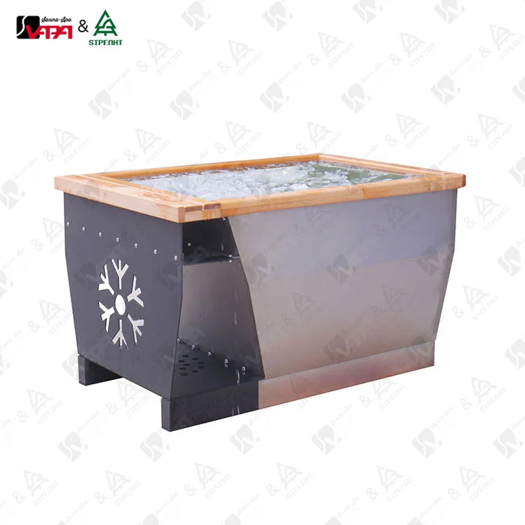 Bespoke Cold Plunge Sauna Tub Square Stainless Alfresco Outdoor Living Australia