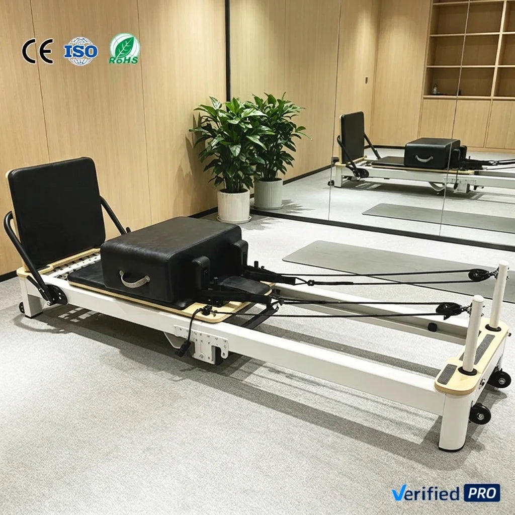 JUMO FMZD01 Foldable Aluminum Pilates Reformer Portable Studio Equipment