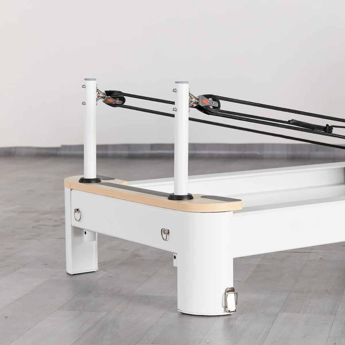 JUMO FA01 Foldable Aluminum Pilates Reformer Studio-Grade Gray