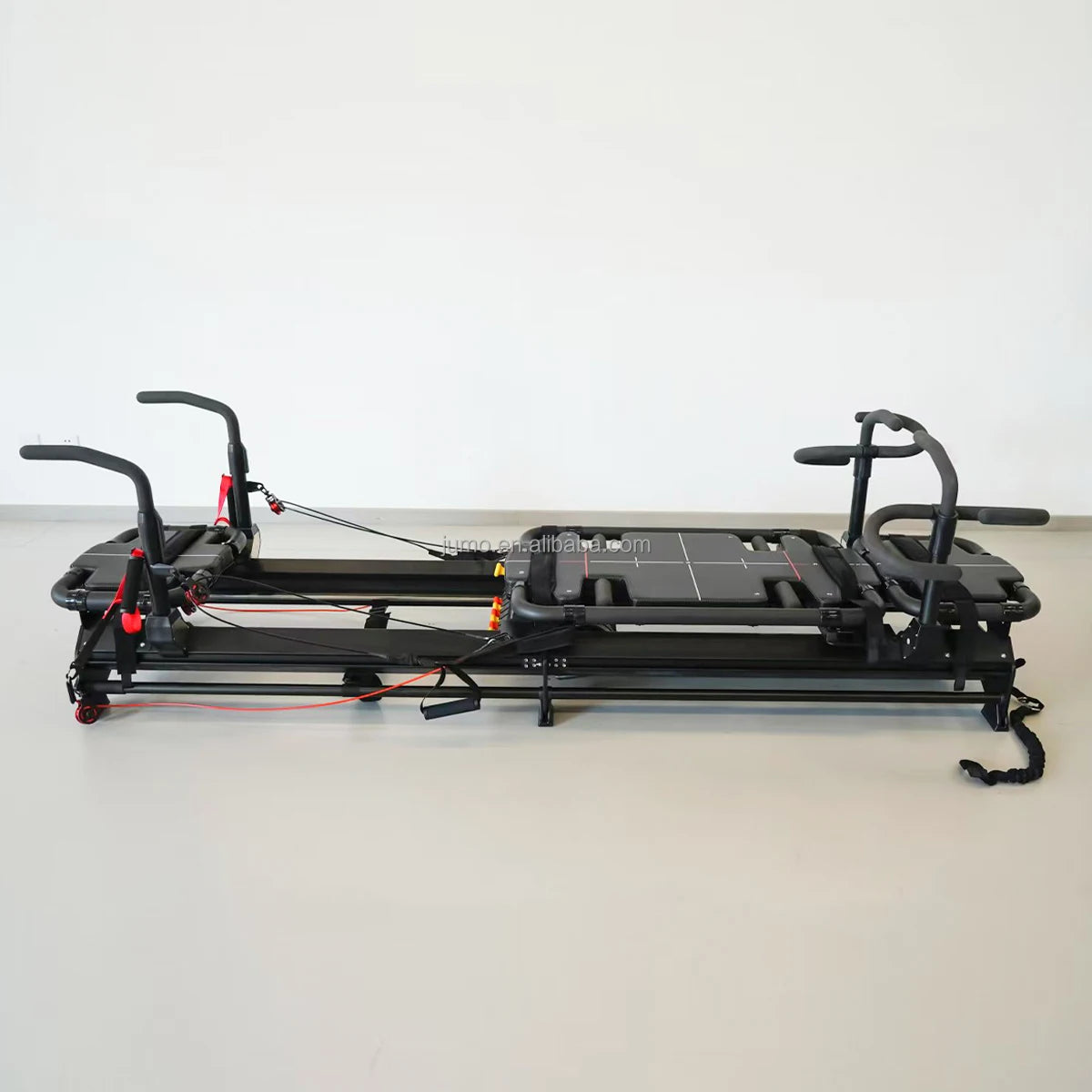 Professional Studio Pilates Reformer Machine Aluminum Alloy 2744mm