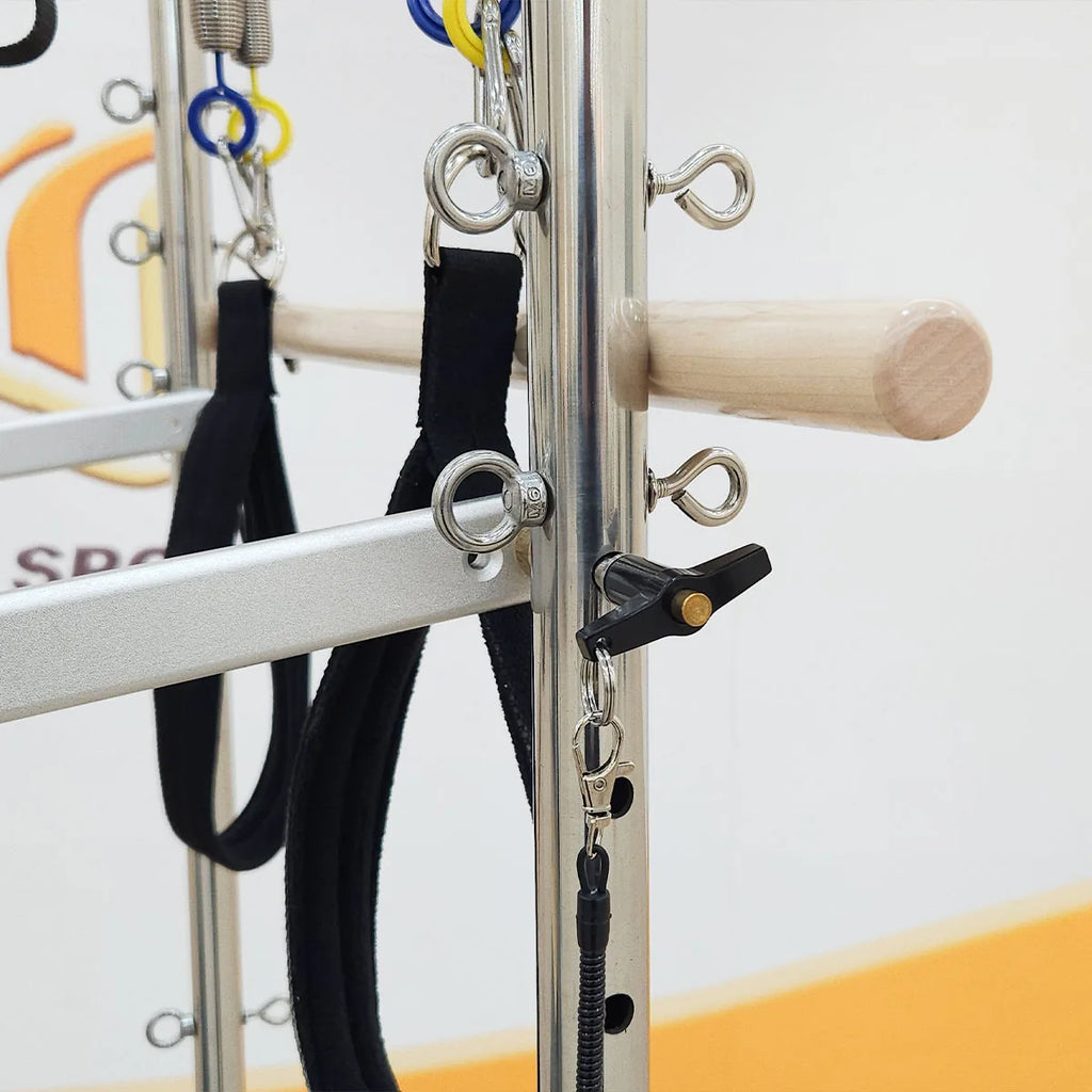 Maple Wood Pilates Reformer with Tower 92in x 37in
