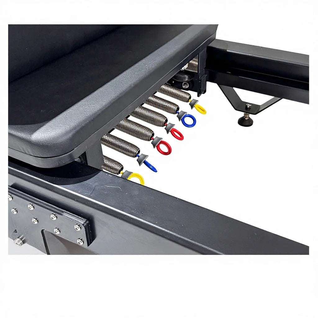 JUMO FFAB08-2 Foldable Aluminium Pilates Reformer Studio Training Black