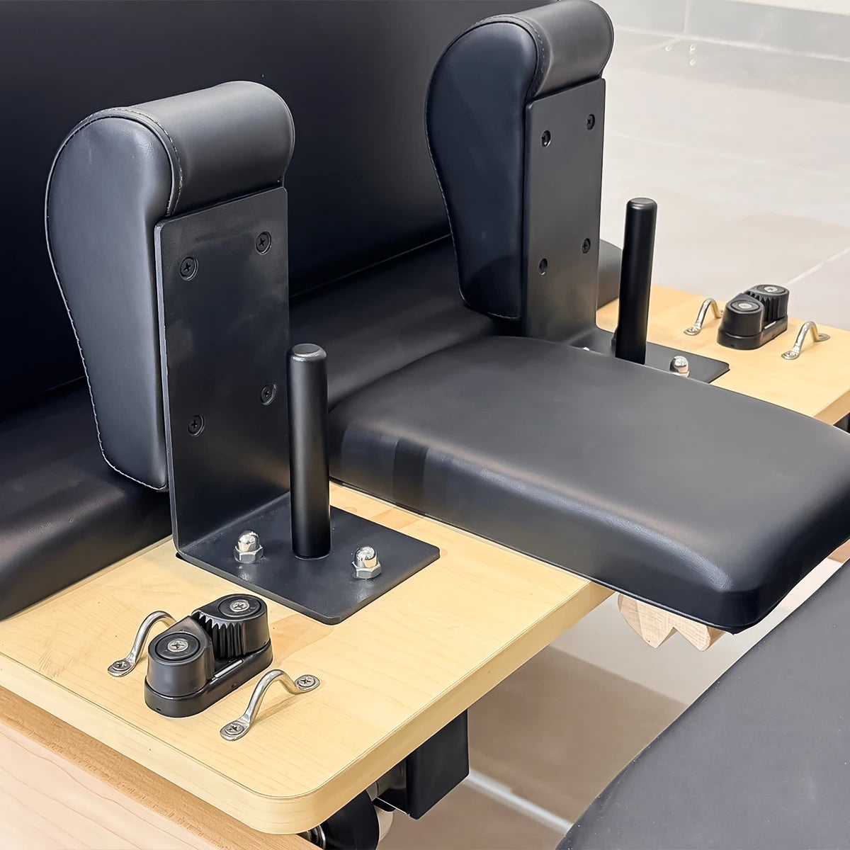 Foldable Maple Wood Pilates Reformer for Home and Studio