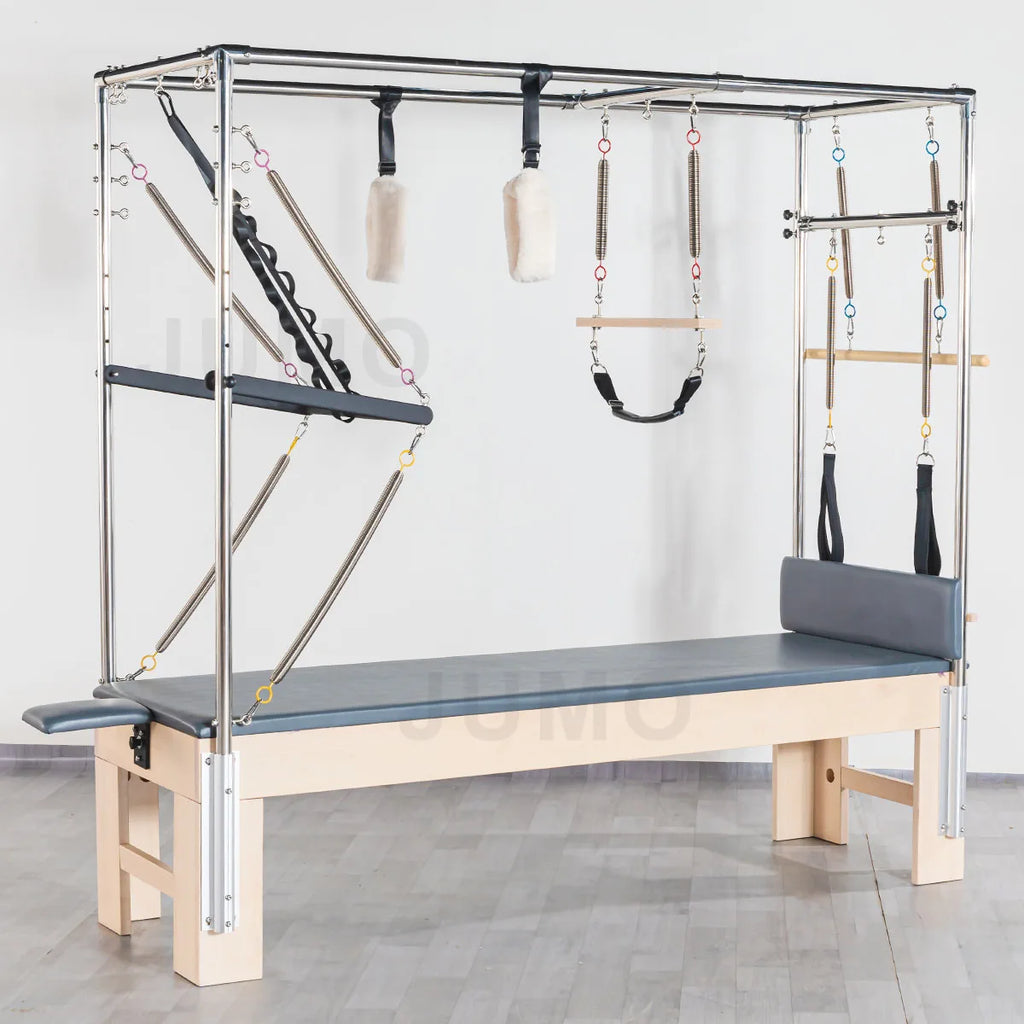 Maple Wood Pilates Reformer Cadillac Bed with Tower 2460x780x2000mm