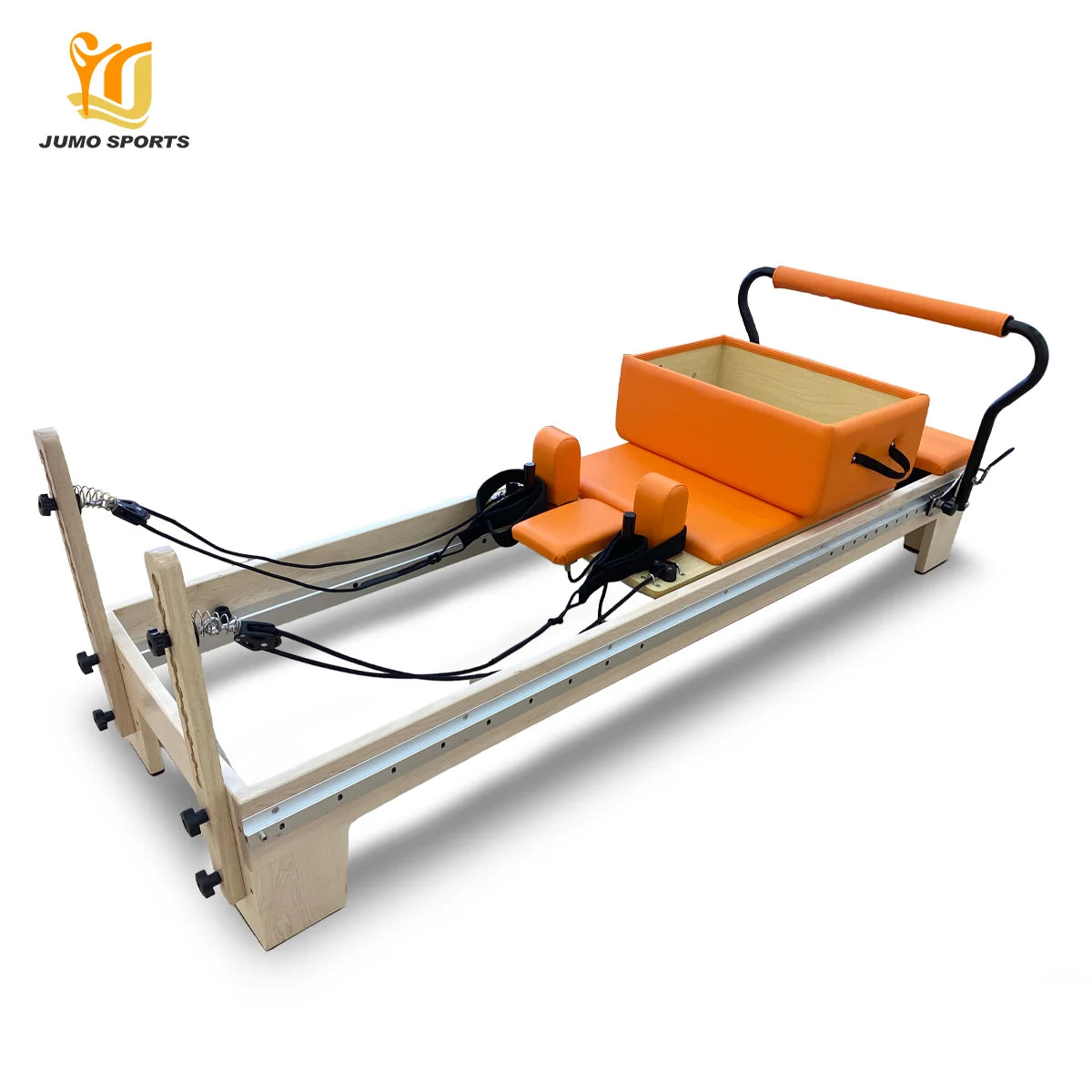 Maple Wood Pilates Reformer Machine Full Track 2325x950x400mm