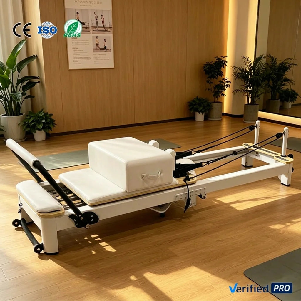 JUMO FMZD01 Foldable Aluminum Pilates Reformer Portable Studio Equipment