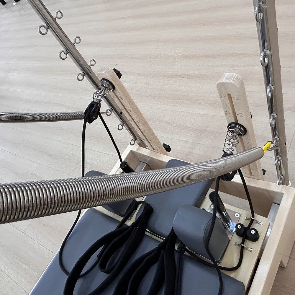 Maple Wood Pilates Reformer with Tower Professional Studio Equipment