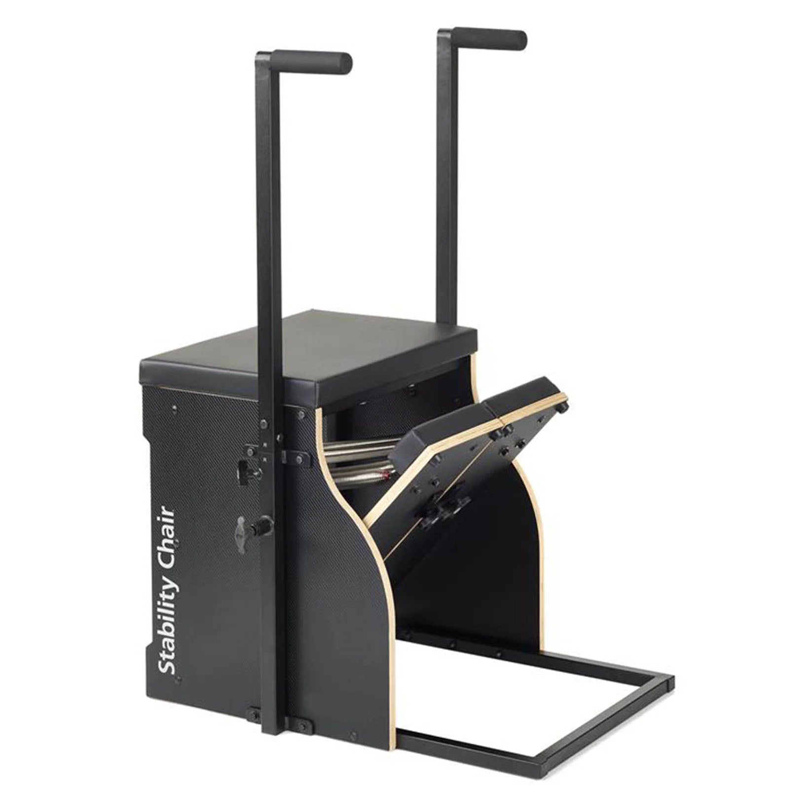 Professional Split-Pedal Stability Wunda Chair Maple Wood Black