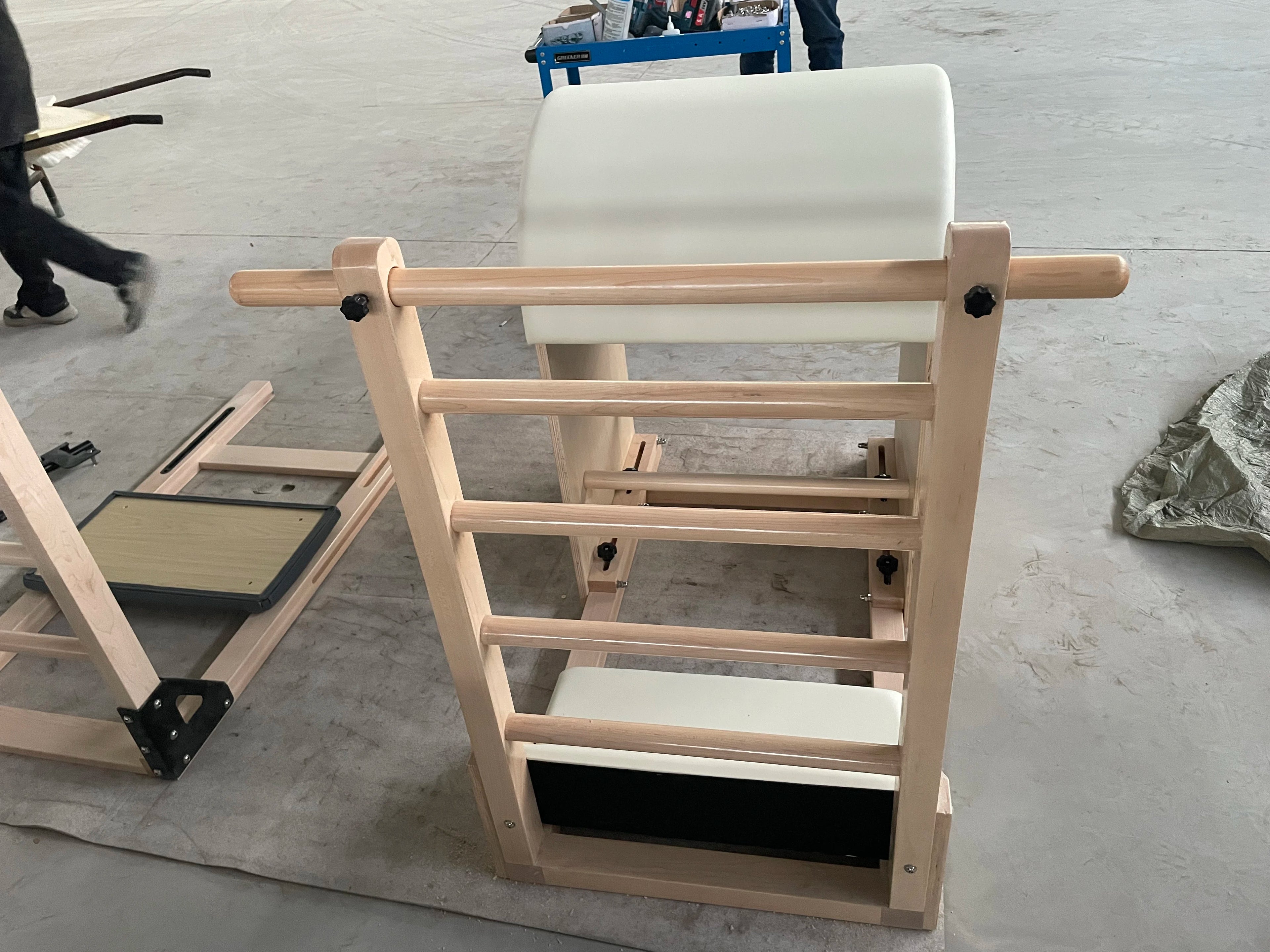 Maple Wood Pilates Ladder Barrel Adjustable Studio Equipment