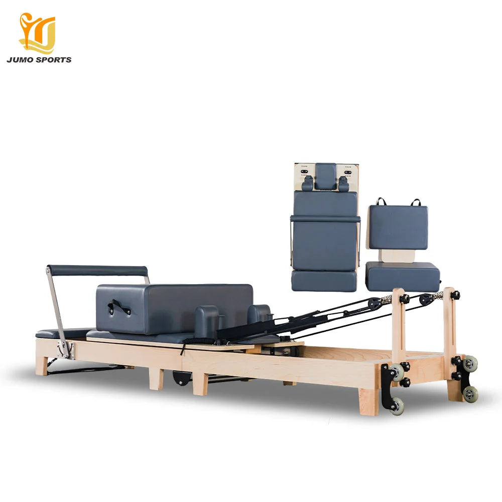 JUMO FW02 Foldable Maple Wood Pilates Reformer