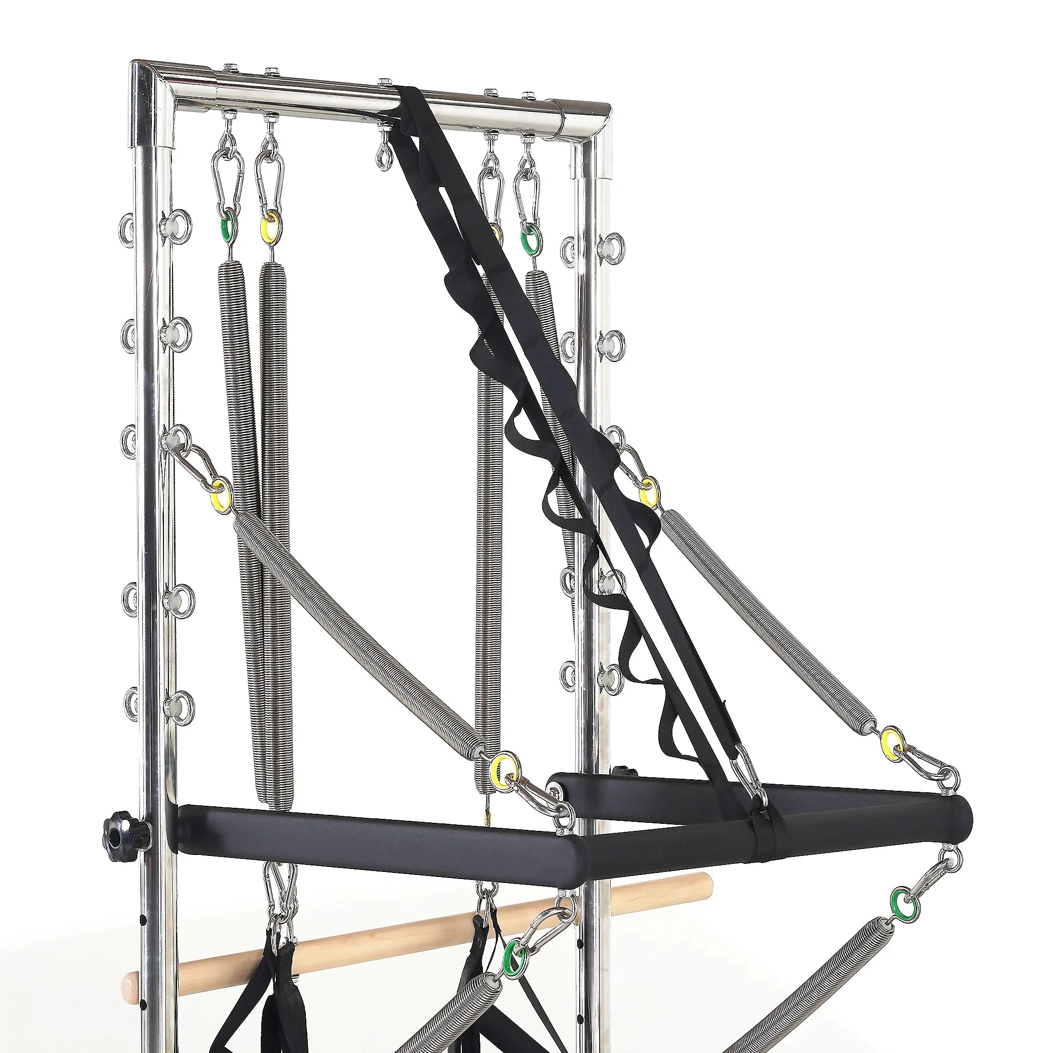Maple Wood Pilates Reformer Tower with Half Trapeze Commercial Grade