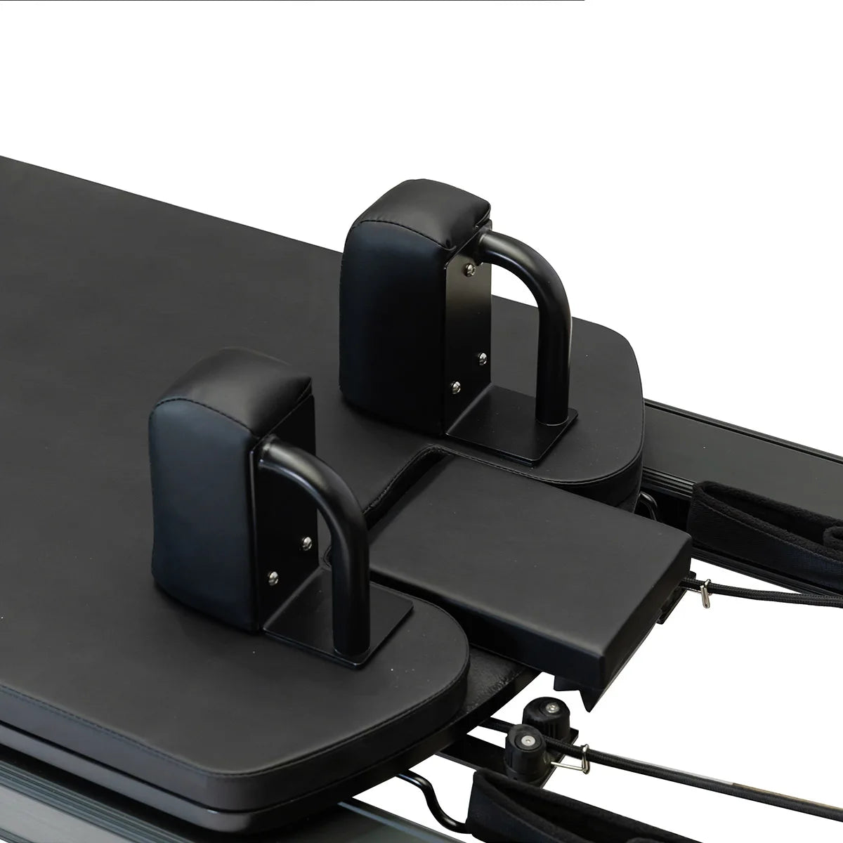 Aluminum Pilates Reformer Machine Black 253cm