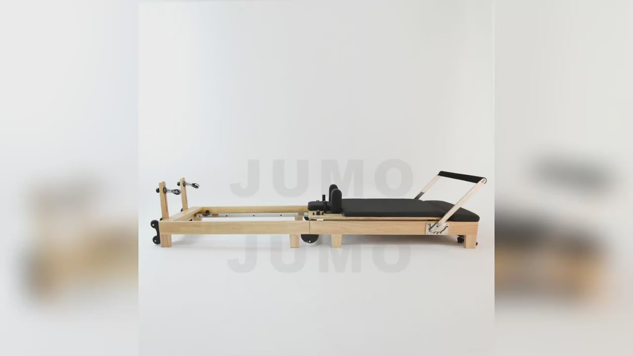Jumo KFW Foldable Pilates Reformer Oak Wood Beige