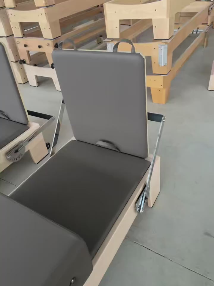 Professional Maple Wood Pilates Reformer Tower with Carriage