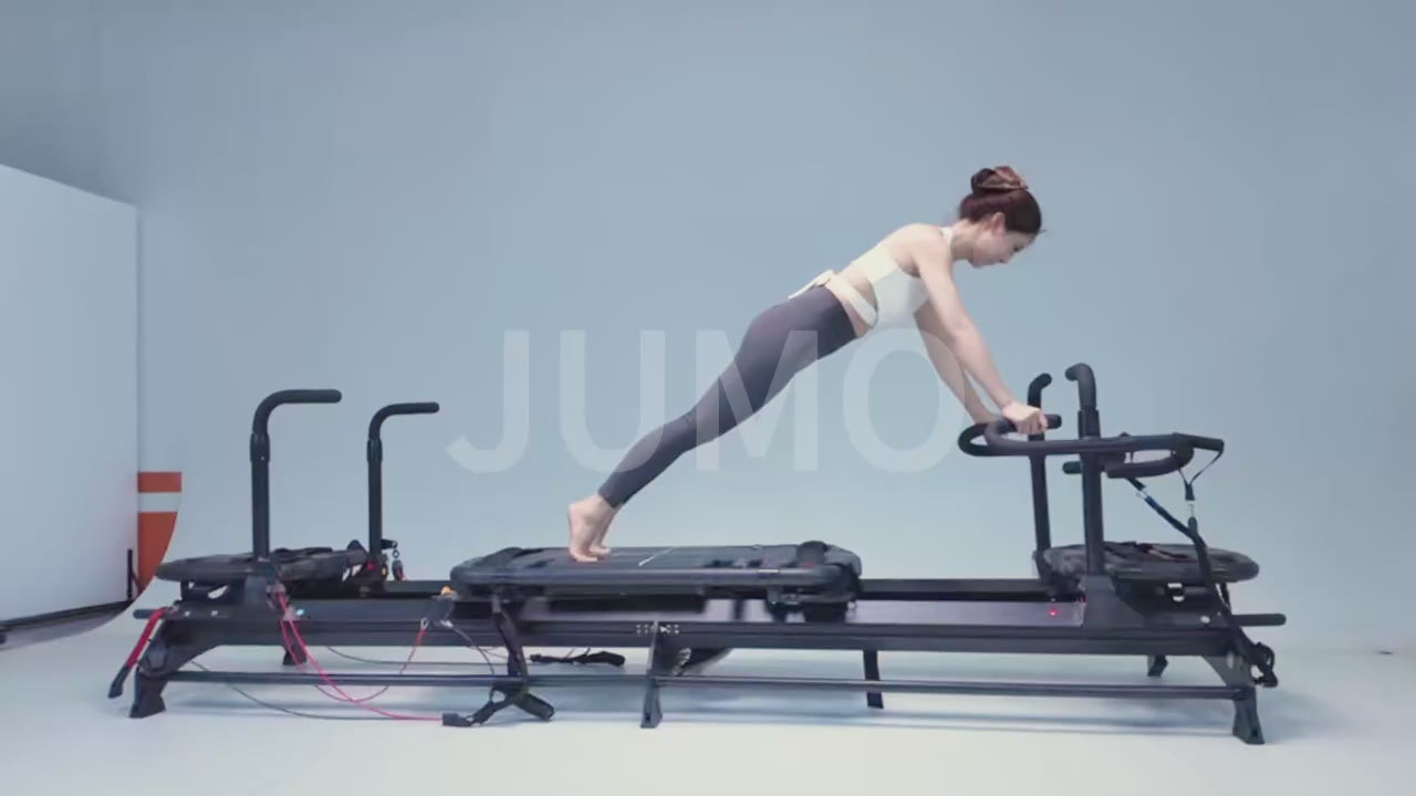 Mini Pro Aluminum Pilates Reformer Studio Home Equipment Black