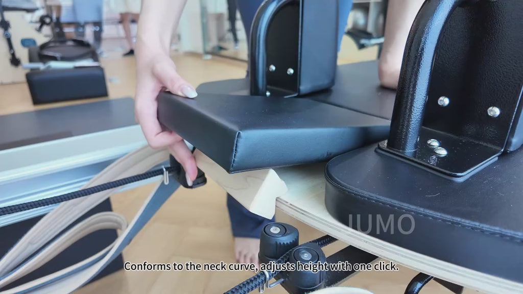V2 Max Pilates Reformer Aluminium Studio Equipment Black