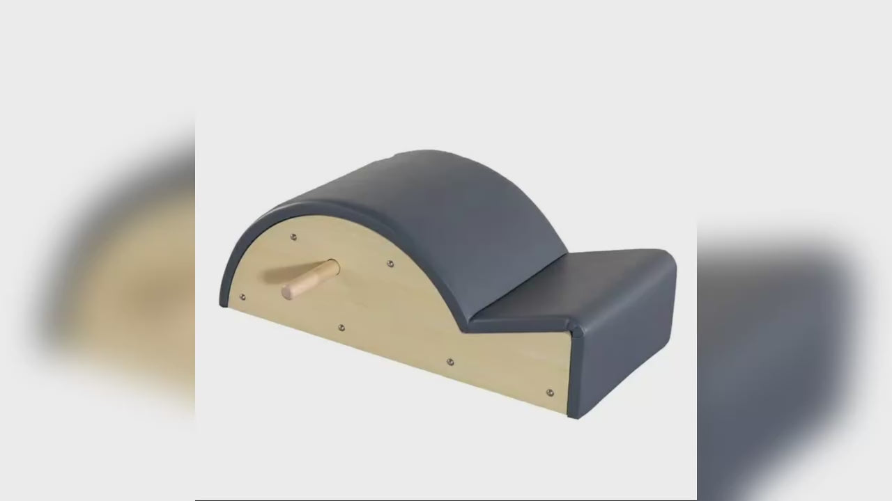 Maple Wood Pilates Spinal Corrector Orthotic Exercise Equipment Gray