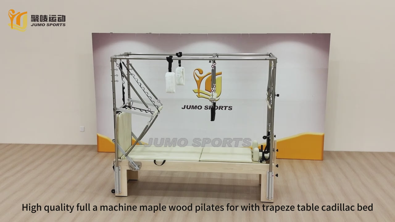 Maple Wood Pilates Reformer Cadillac Studio Fitness Equipment