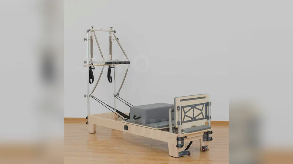 Maple Wood Pilates Reformer With Tower Professional Studio Equipment